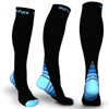 Compression Socks for Men & Women (Black & Blue)