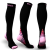 Compression Socks for Men & Women (Black & Pink)