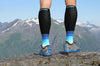 Calf Compression Sleeve for Men & Women (Black & Blue)