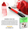 Muscle Roller Stick by Physix Gear Sport with Free Ebook (RED)