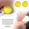 Lacrosse Massage Balls by Physix Gear Sport (2 Pack) Yellow