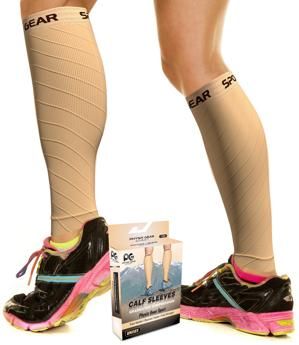 Calf Compression Sleeves - Leg Compression Socks for Runners