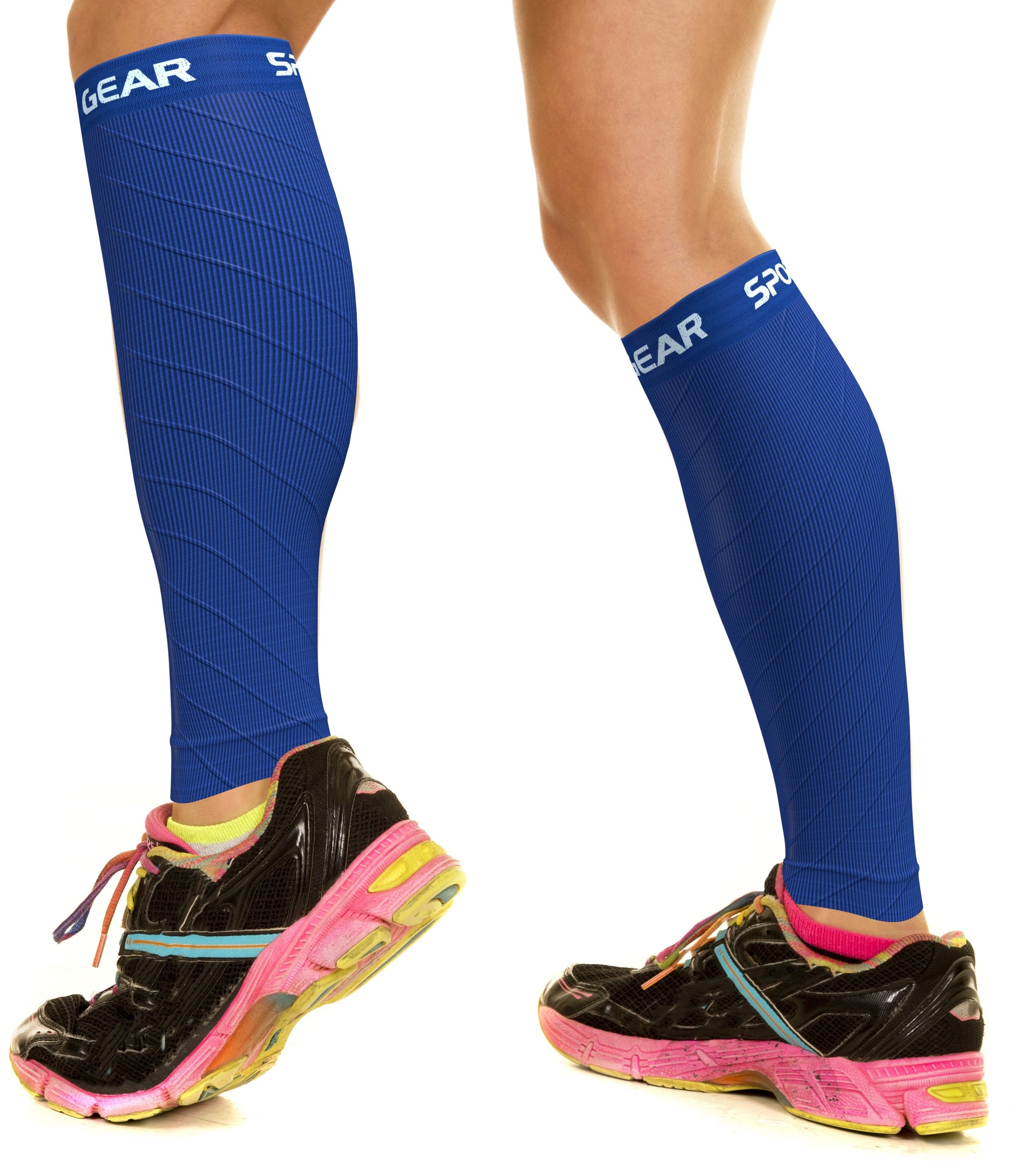 Buy Calf Compression Sleeve for Men & Women  Best Shin Splints Socks for  Leg Cramps, Runners Calves Circulation Remedy, Support Stockings, Running  Gear, Basketball Lycra Tights - physixgearsport