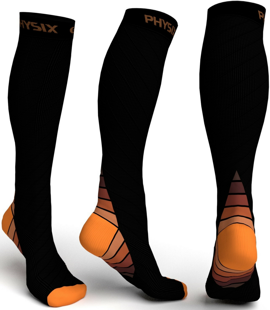  Men's Sports Compression Pants & Tights - Orange