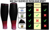 Calf Compression Sleeve for Men & Women (Black & Pink)