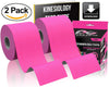 Physix Gear Sport Kinesiology Tape 2" x 16.5' Pro (Pink) 2 Pack