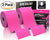 Physix Gear Sport Kinesiology Tape 2" x 16.5' Pro (Pink) 2 Pack