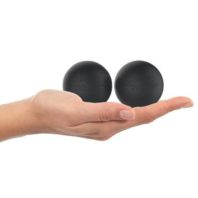 Lacrosse Massage Balls by Physix Gear Sport (2 Pack) Black