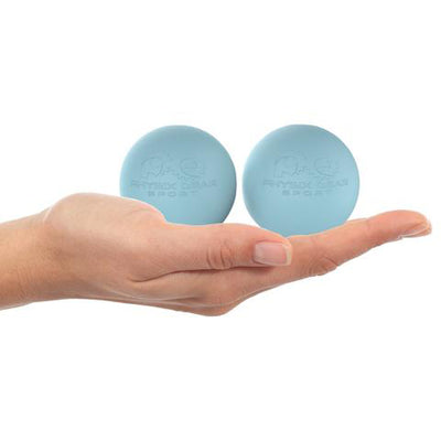 Lacrosse Massage Balls by Physix Gear Sport (2 Pack) Blue