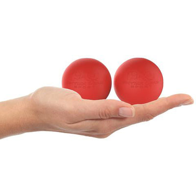 Lacrosse Massage Balls by Physix Gear Sport (2 Pack) Red