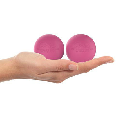 Lacrosse Massage Balls by Physix Gear Sport (2 Pack) Pink